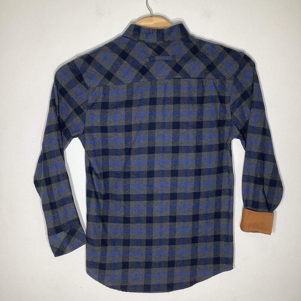 Gioberti Mens Long Sleeve Button Up Flannel Shirt Size Small NWT - Picture 3 of 6
